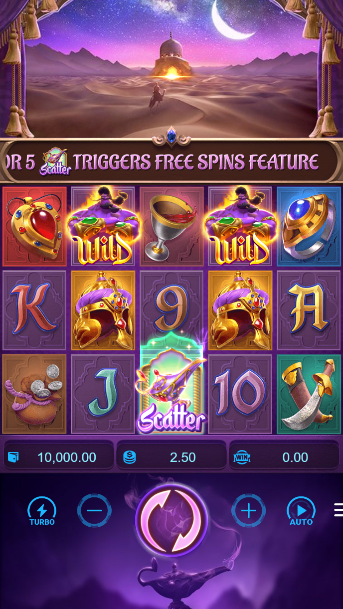 7ace এর প্রধান গেম স্ক্রিন